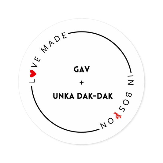Love Made in Boston - Gav + Unka Dak-Dak Sticker