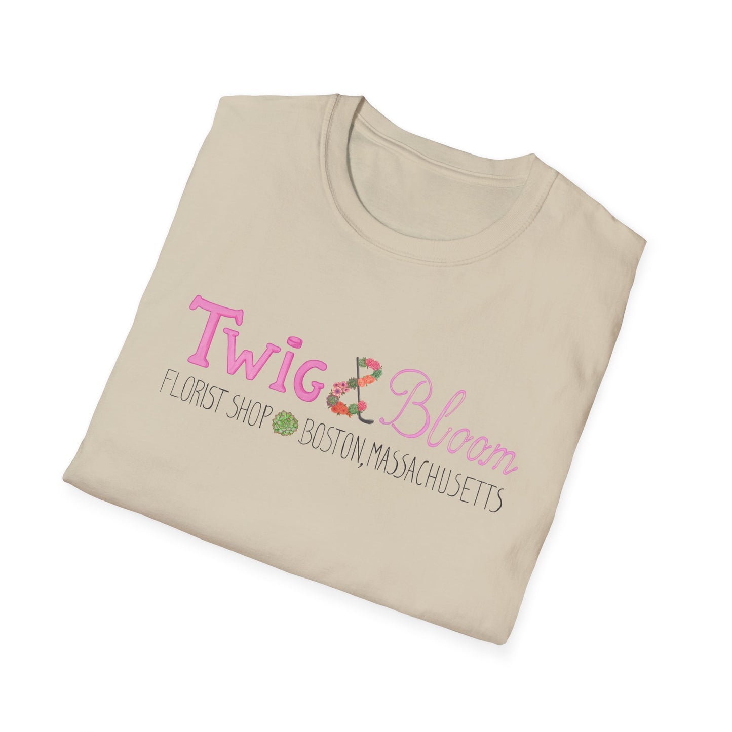 Twig & Bloom Unisex Softstyle T-Shirt