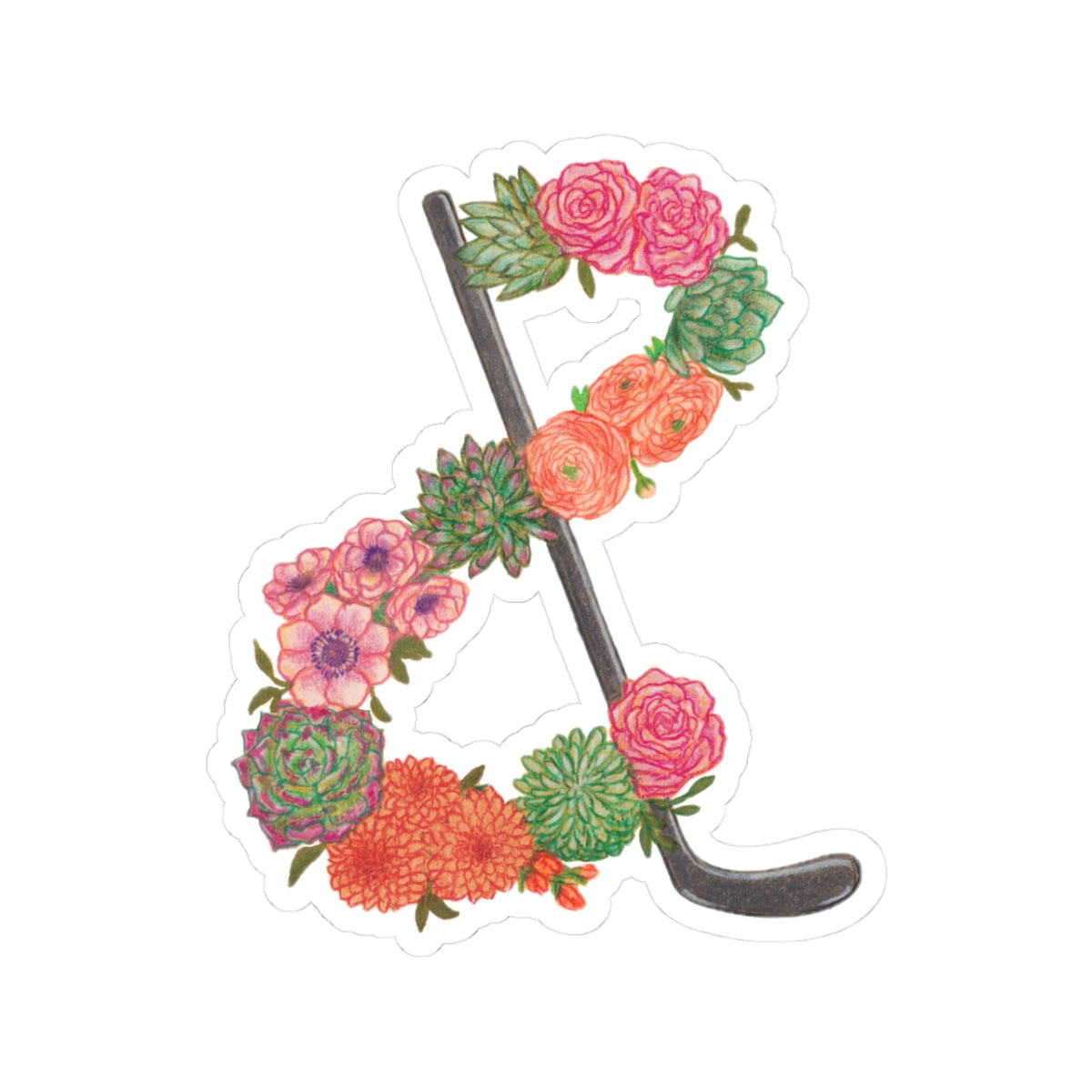 Twig & Bloom Flower Sticker