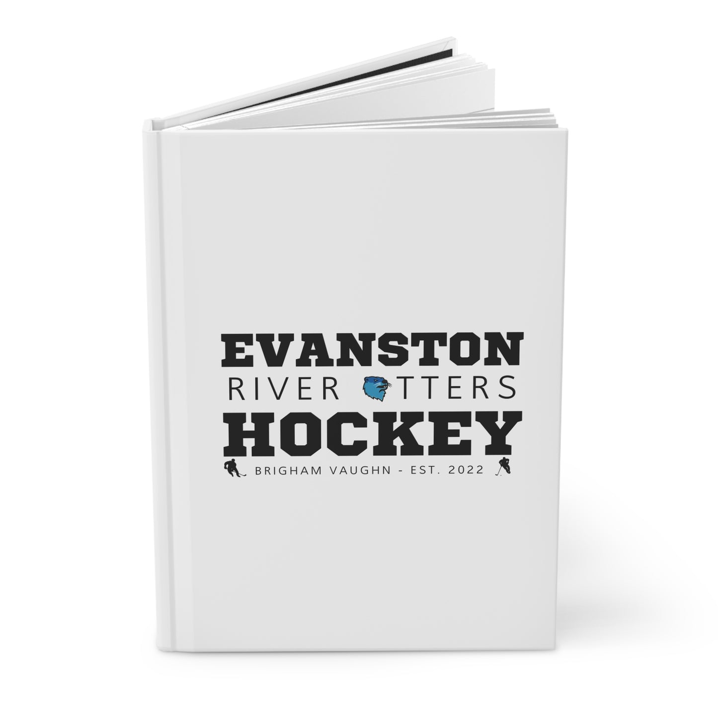 Evanston River Otters Hockey Hardcover Journal