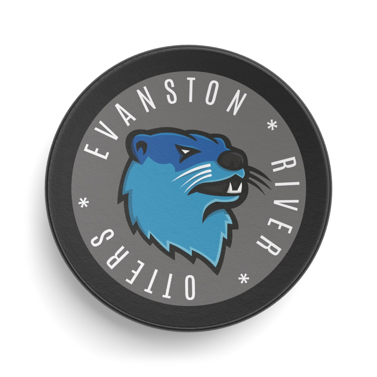 Evanston River Otters Hockey Puck