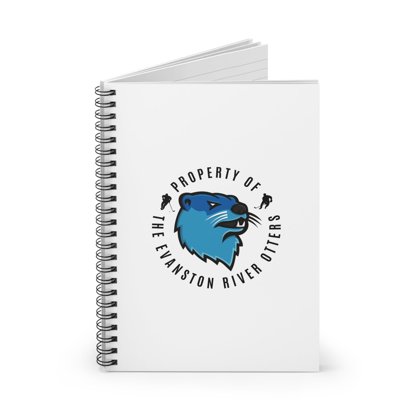 Property of the Evanston River Otters Spiral Notebook - Ruled Line