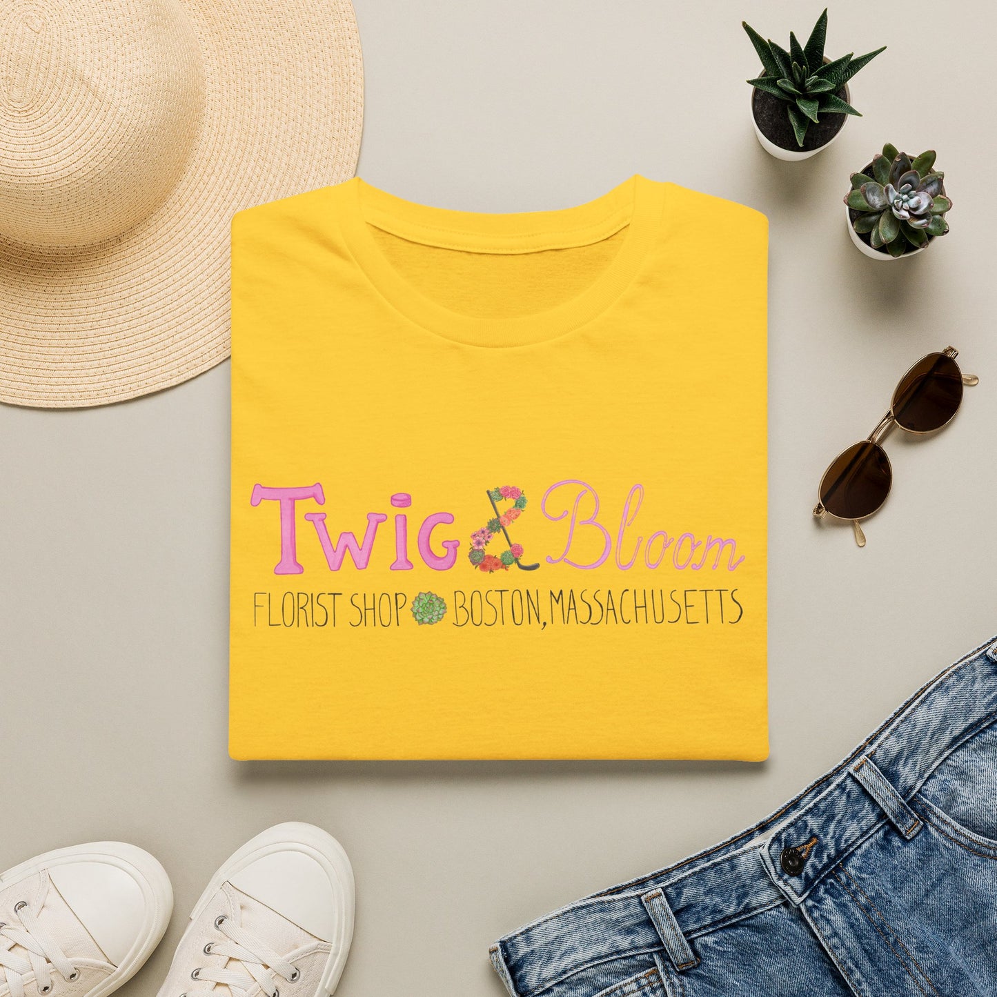 Twig & Bloom Unisex Softstyle T-Shirt
