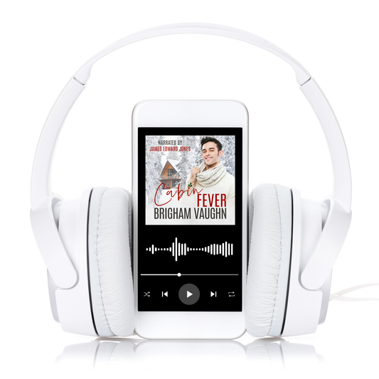 Cabin Fever by Brigham Vaughn m/m holiday romance audiobook
