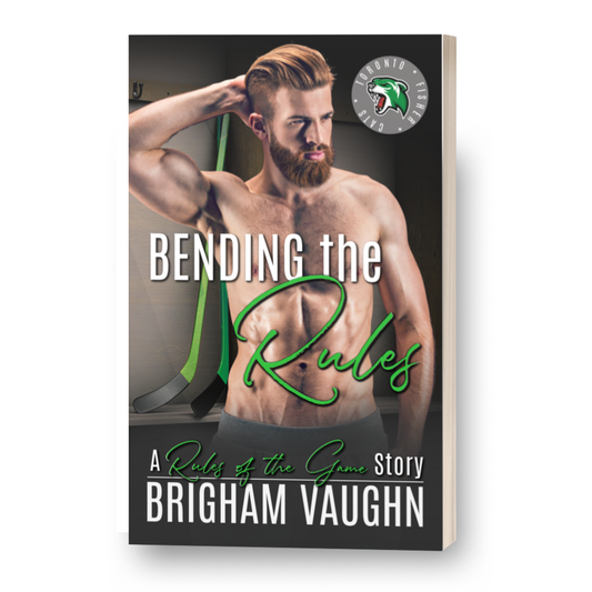 Mockup of Road Rules paperback by Brigham Vaughn on white background