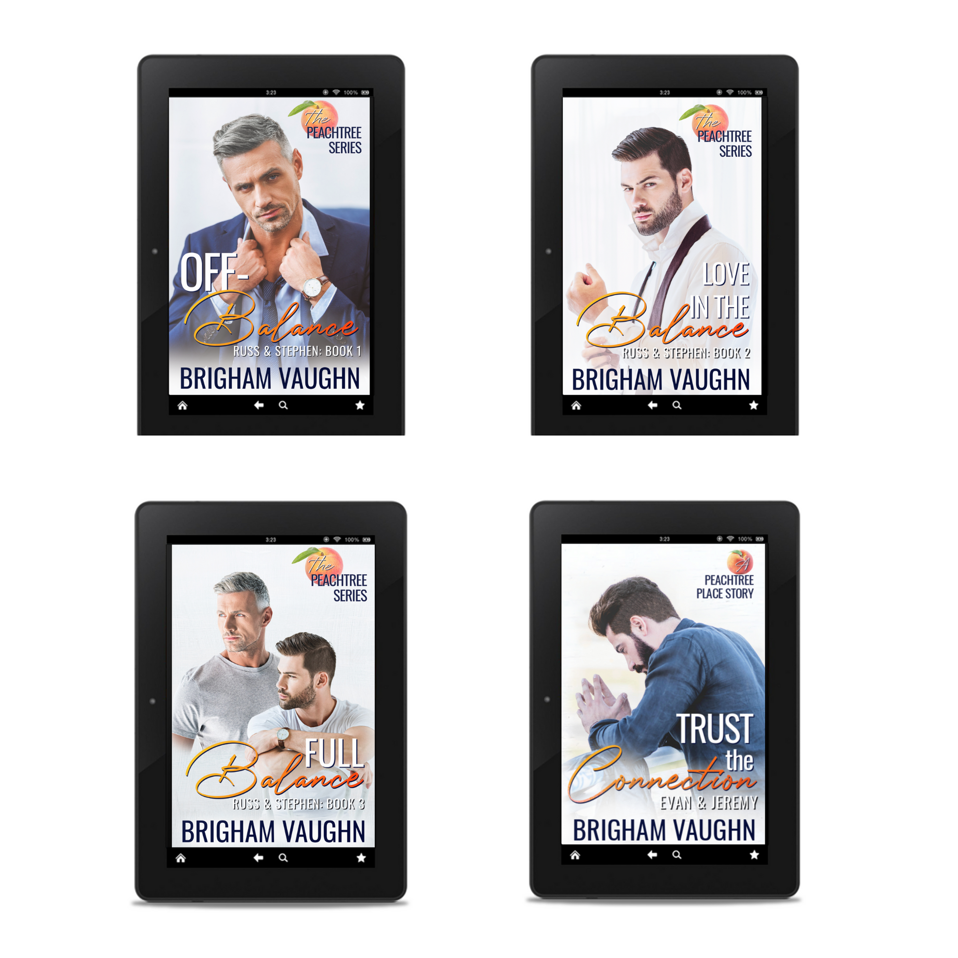 The Peachtree Series by Brigham Vaughn m/m contemporary romance ebook bundle