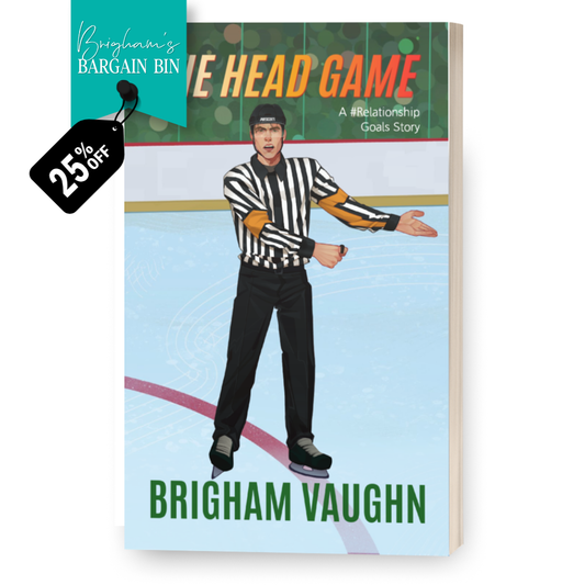 The Head Game Illustrated Special Edition Signed Paperback by Brigham Vaughn with referee 